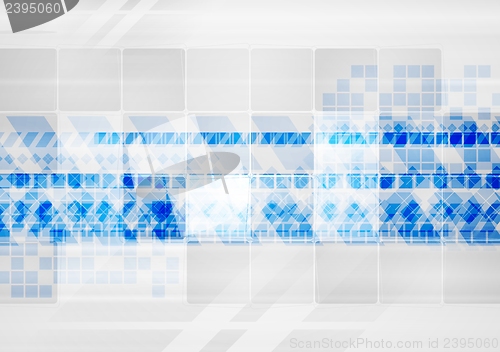 Image of Colourful tech elements on the grey background