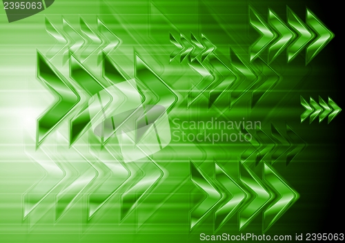 Image of Abstract vector arrows design