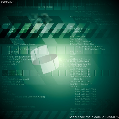 Image of Abstract hi-tech vector backdrop