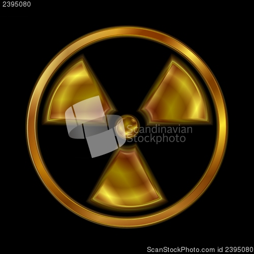 Image of Nuclear radiation vector symbol