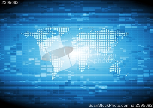 Image of Abstract hi-tech vector template