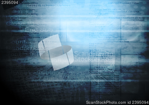 Image of Grunge hi-tech vector backdrop