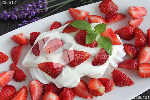 Image of Strawberry dessert