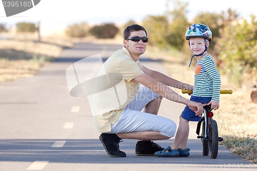 Image of family together outdoors