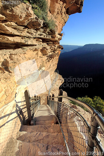 Image of Hiking the National Pass trail Blue Mountains