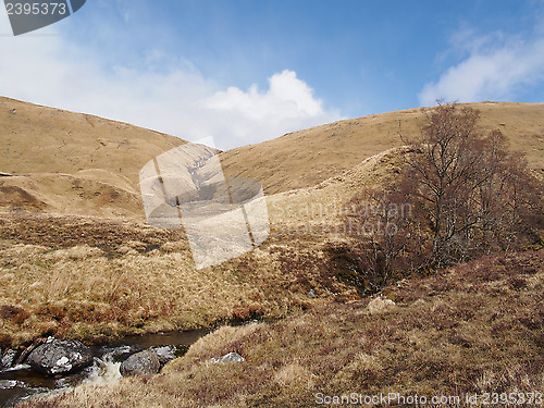 Image of Teanga Mhor and alltt Eachach, Scotland highlands in spring