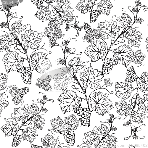 Image of Grape seamless pattern