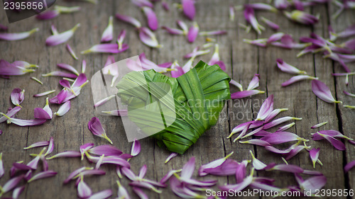 Image of Palm Leaf heart