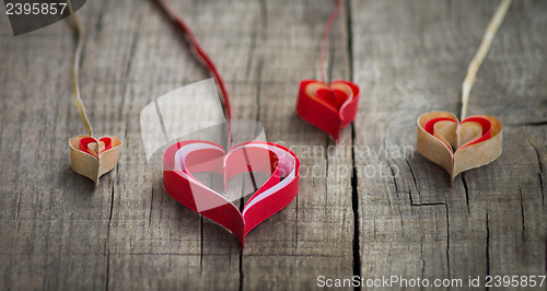 Image of Paper hearts