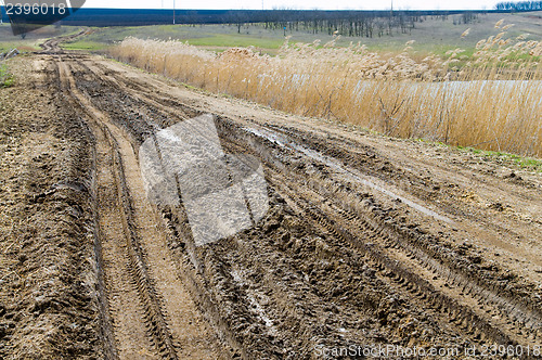 Image of dirty road
