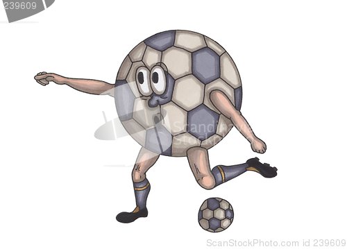 Image of human soccer ball