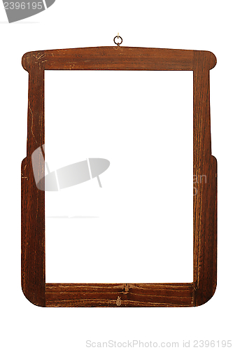 Image of old handmade wooden frame