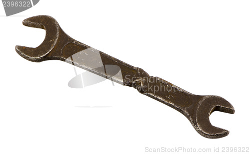 Image of screw spanners wrench tool weld of two isolated 