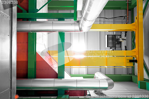 Image of Industrial interior of a power plant