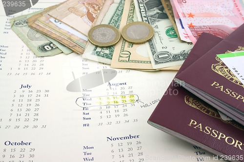 Image of Holiday with Money and passports