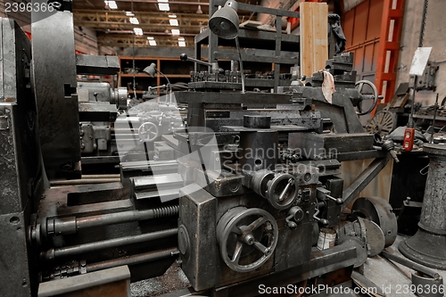 Image of Industrial machines in a factory 