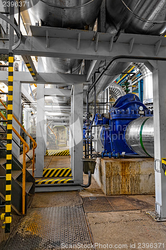 Image of Industrial interior of a power plant