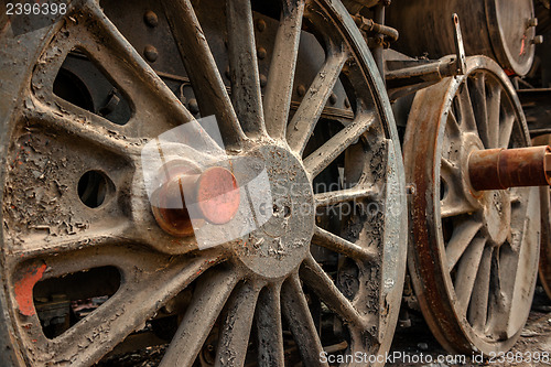 Image of Part of an old industrial train