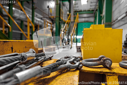 Image of Industrial interior with tools