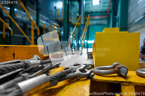 Image of Industrial interior with tools
