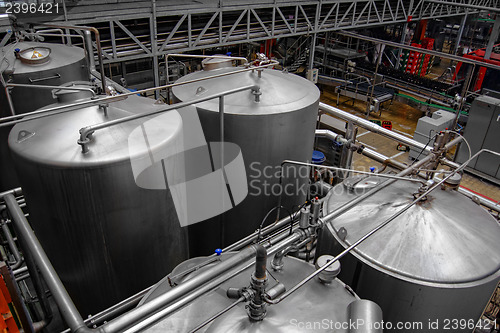 Image of Beer factory interior