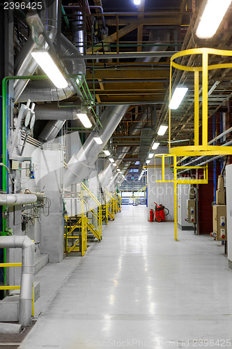 Image of Industrial interior of a generic power plant