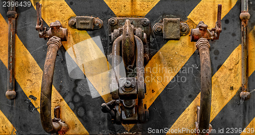 Image of Industrial crain closeup photo