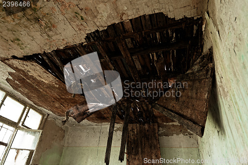 Image of Roof damaged by water