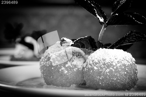 Image of Delicious hungarian dessert closeup