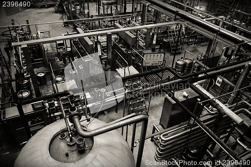 Image of Beer factory interior