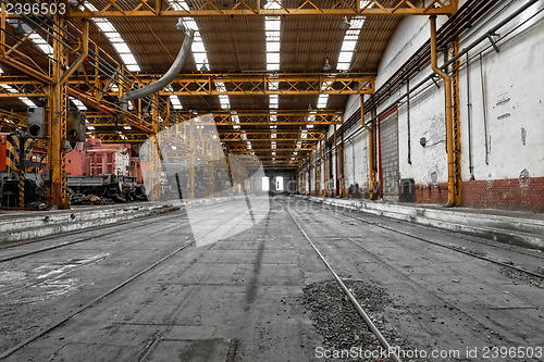Image of Interior of a vehicle repair station