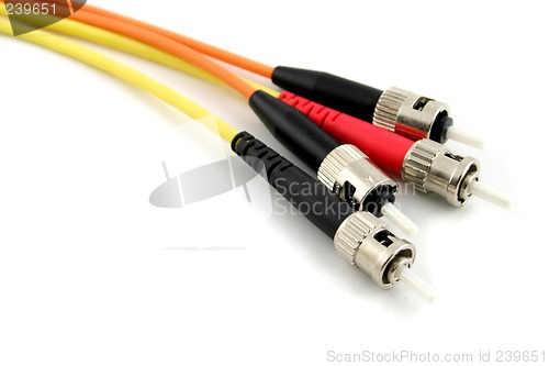 Image of Fiber Optic Computer Cables