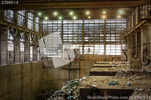 Image of Waste processing plant interior