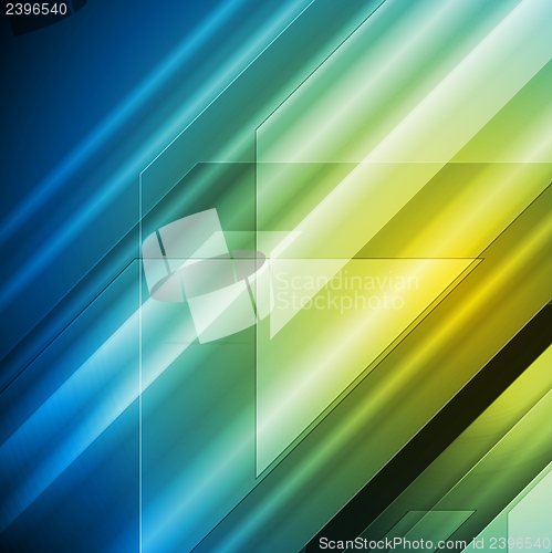 Image of Colourful hi-tech vector background