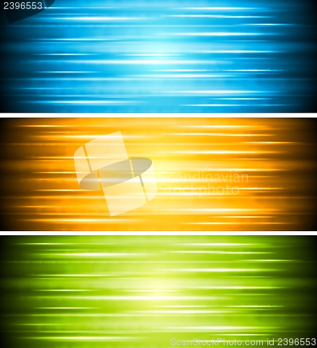 Image of Elegant bright vector banners