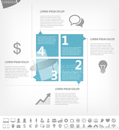 Image of IT Industry Infographic Elements