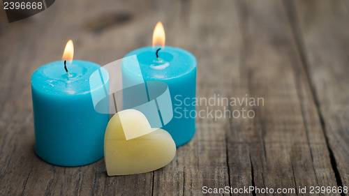 Image of Blue Candles
