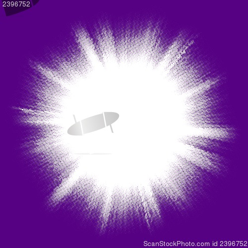 Image of Blue halftone blast. EPS 10