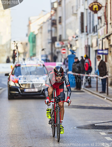 Image of The Cyclist Moinard Amaël- Paris Nice 2013 Prologue in Houilles