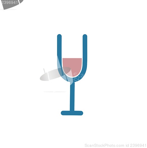 Image of Stylized wine glass