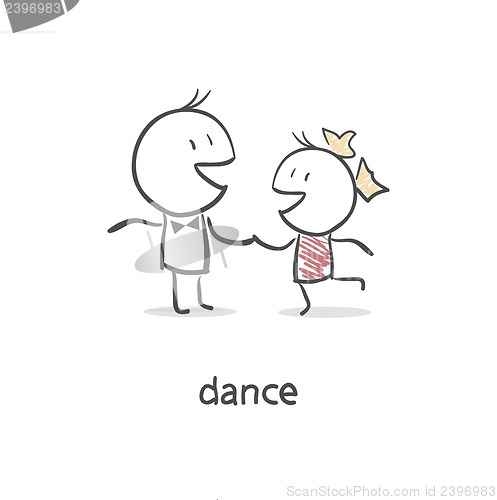 Image of Dancing couple.