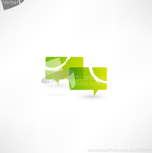 Image of Talk concept speech bubbles icon