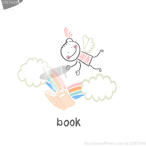 Image of Man and book
