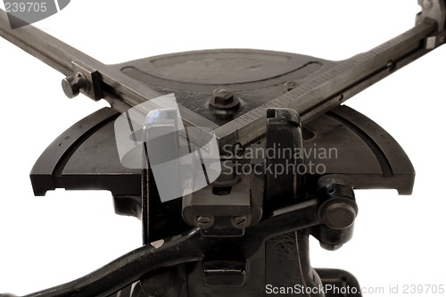 Image of corner mitering machine detail