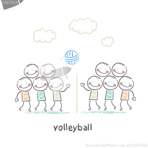 Image of volleyball