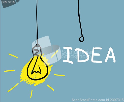 Image of concept bulb drawing