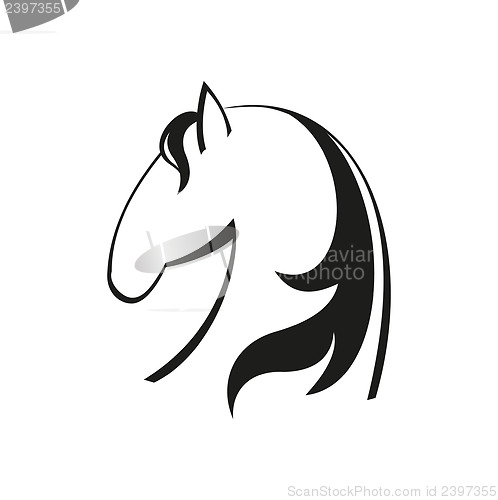 Image of Horse symbol vector