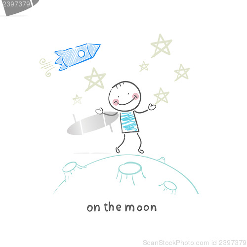 Image of on the moon