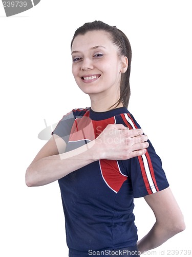 Image of sporting girl