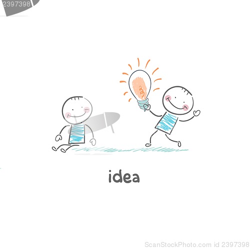 Image of Exchange bulbs. Concept ideas.